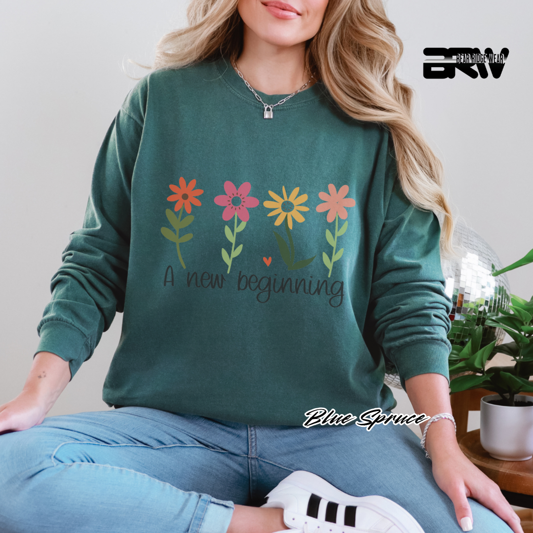 'A New Beginning' Long Sleeve Tee