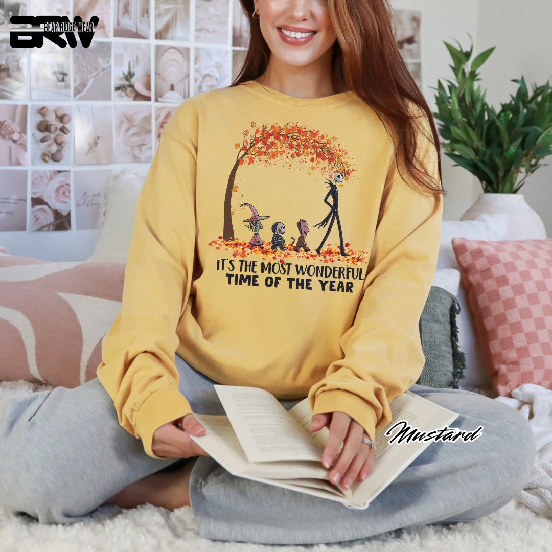 'Its The Most Wonderful Time' Fall Long-Sleeve Tee