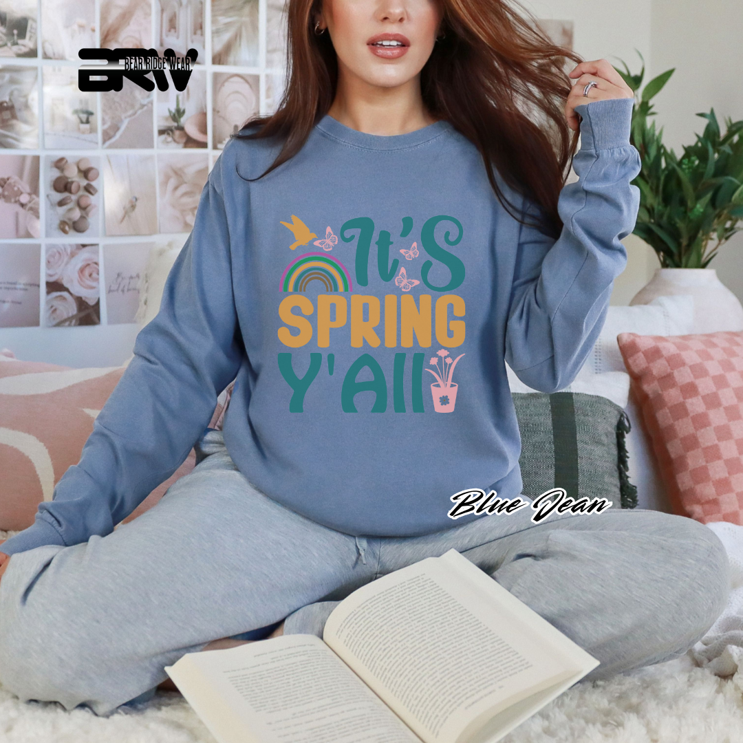 'It's Spring Y’all' Long Sleeve Tee