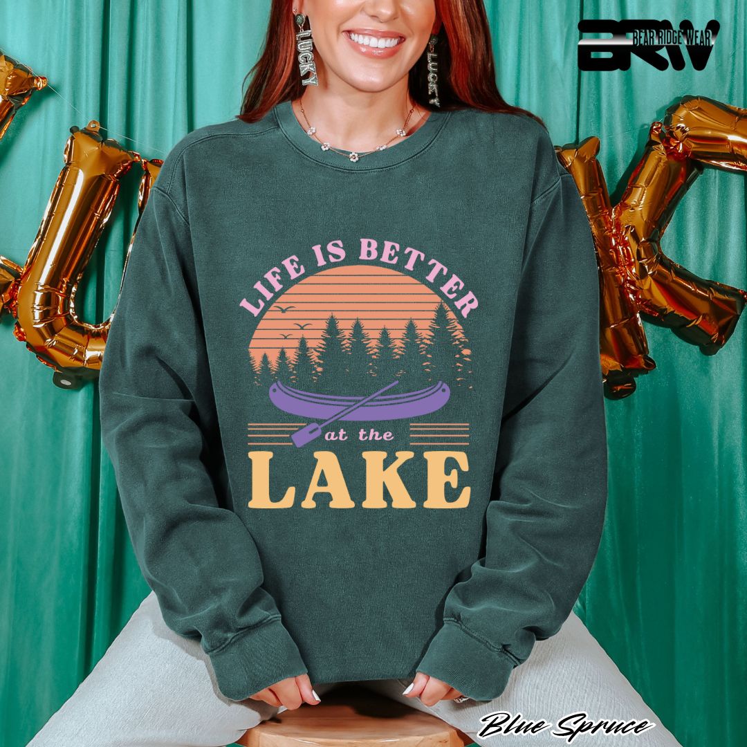 'Life Is Better At The Lake' Summer Long-Sleeve Tee