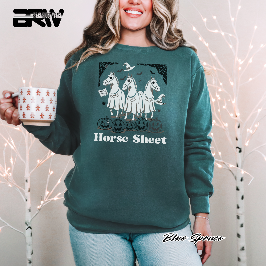 'Horse Sheet' Fall Long Sleeve Tee