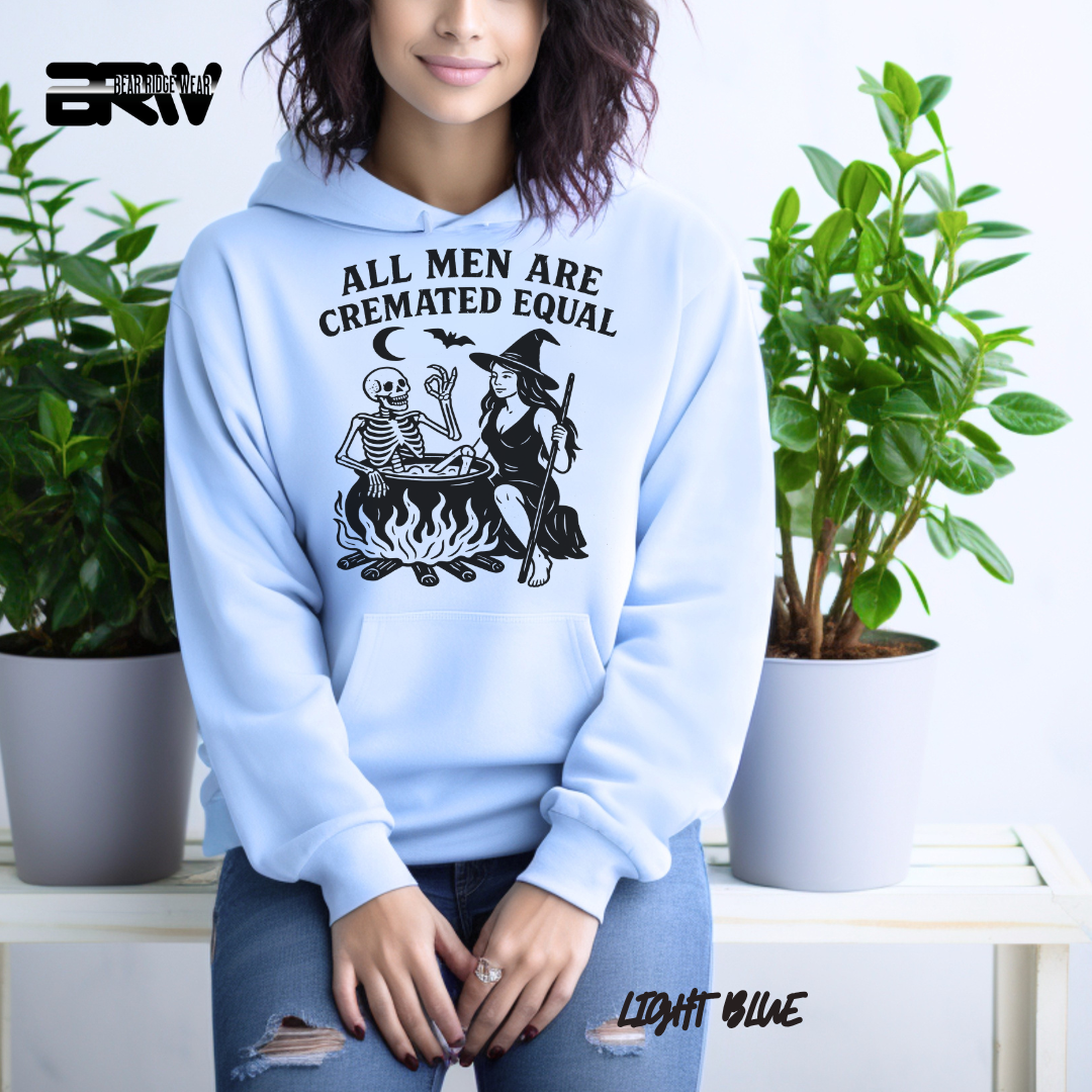 'All men are cremated equally' Fall Hoodie