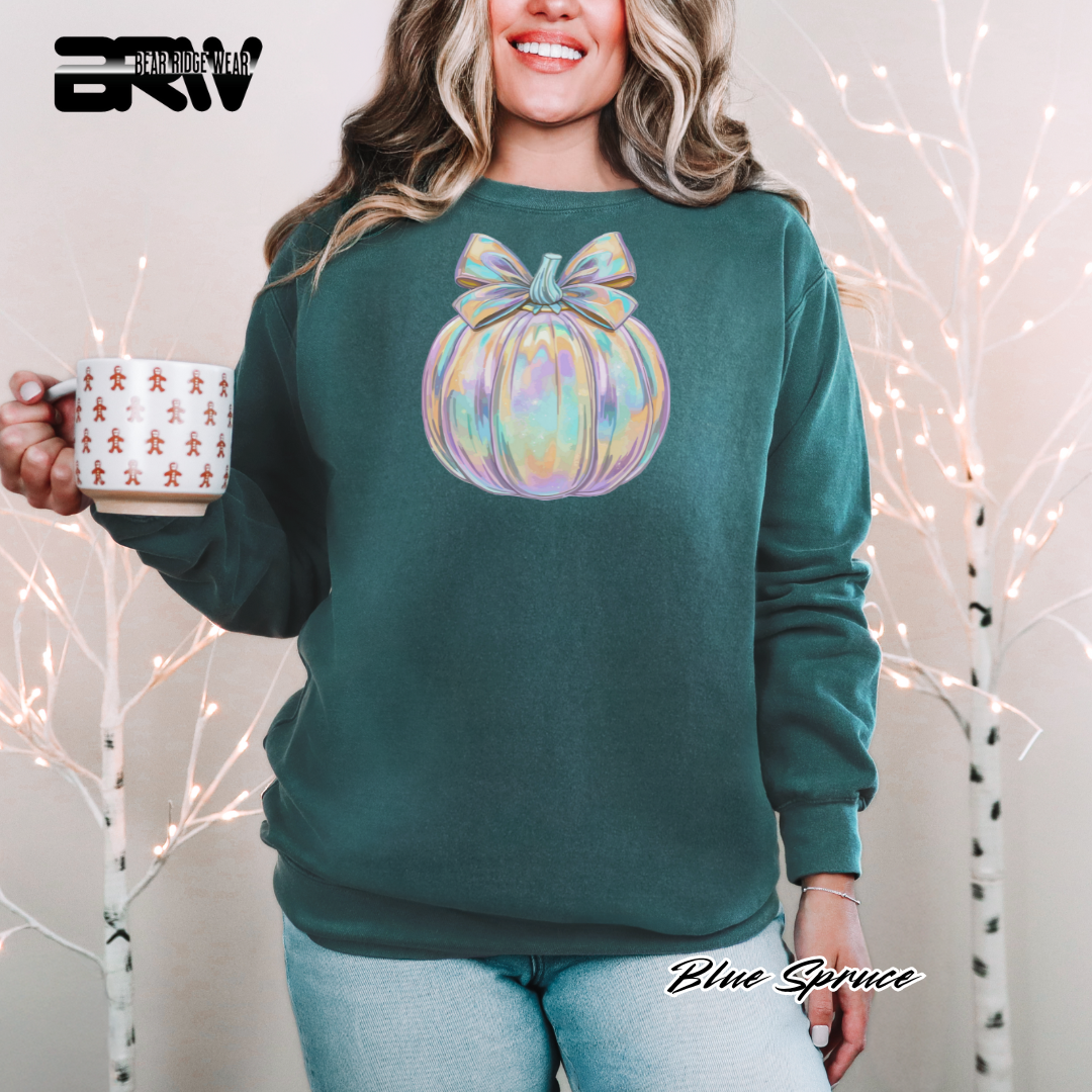 'Iridescent Pumpkin' Fall Long Sleeve Tee