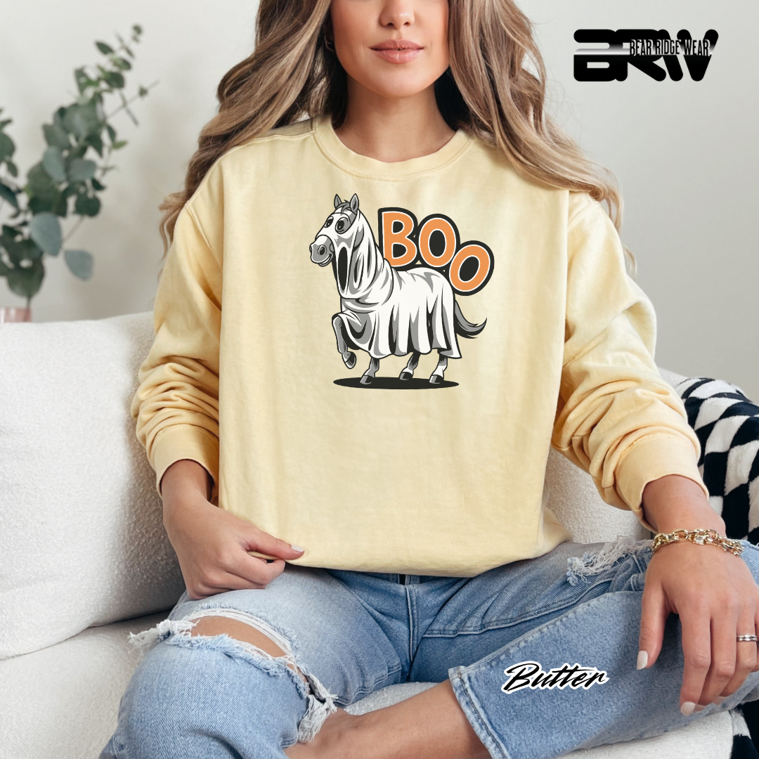 'Horse-Boo' Fall Long Sleeve Tee