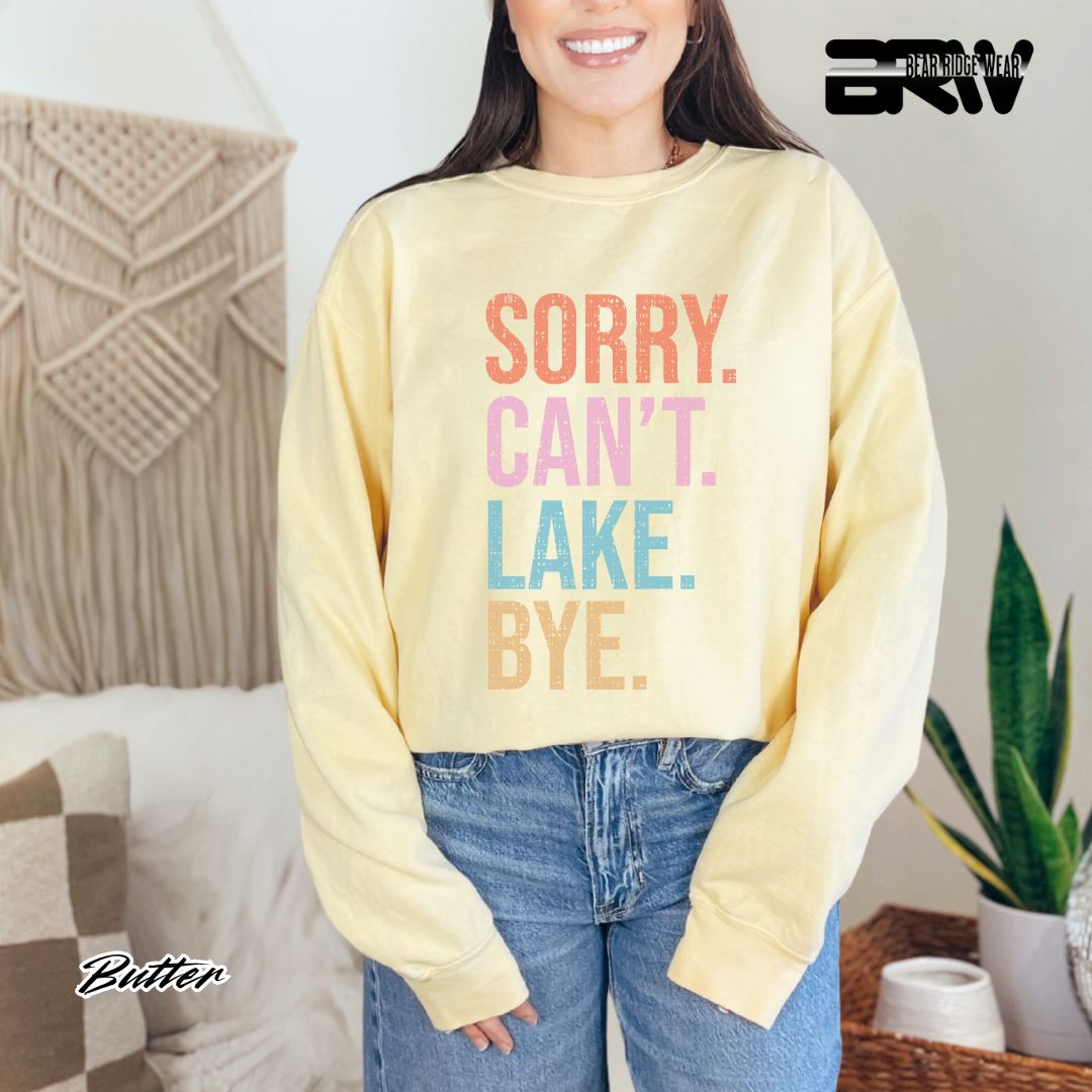 'Sorry Can't Lake Bye' Summer Long-Sleeve Tee