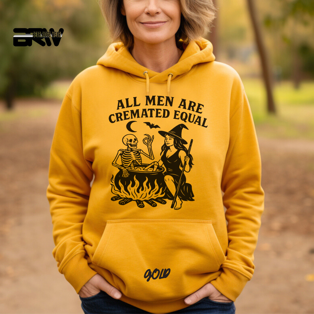 'All men are cremated equally' Fall Hoodie