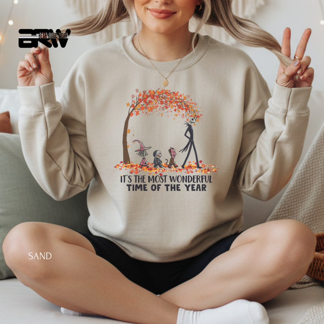 'Its The Most Wonderful Time' Fall Crewneck Sweatshirt