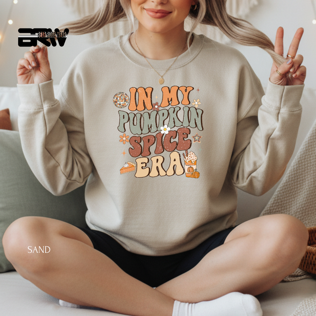 'In My Pumpkin Spice Era' Fall Crewneck Sweatshirt
