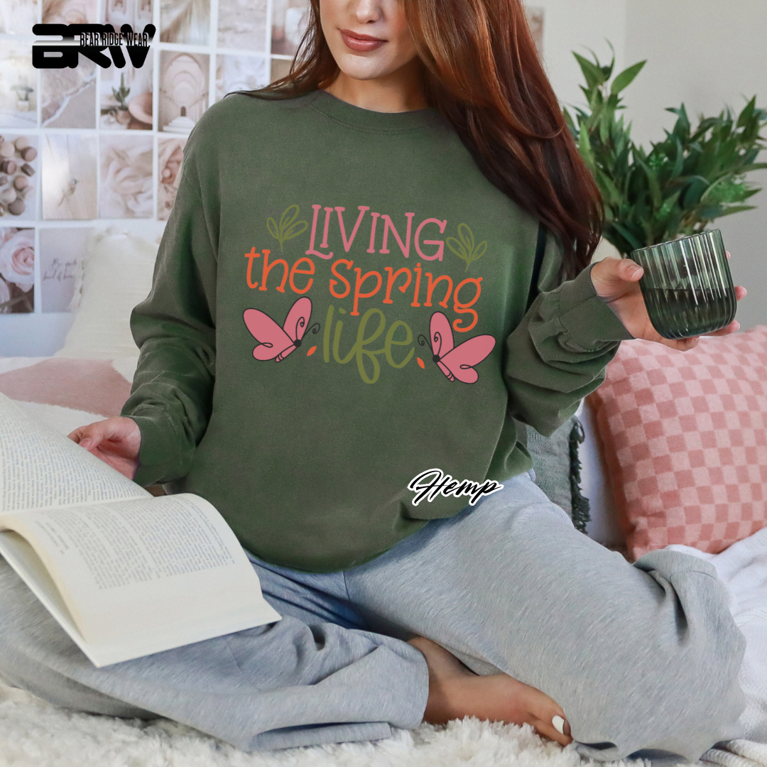 'Living the Spring Life' Long Sleeve Tee
