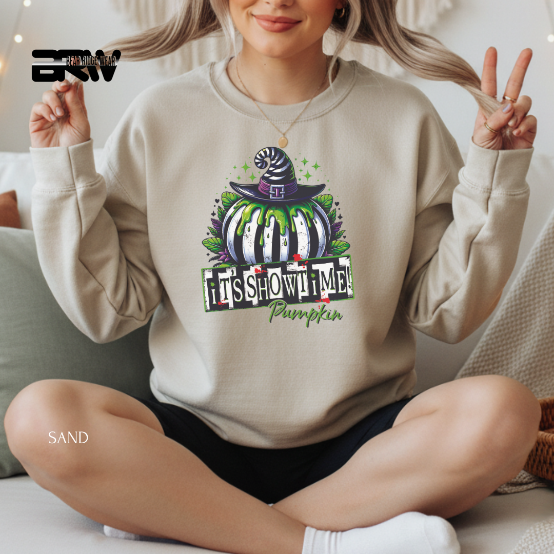'Its Showtime' Fall Crewneck Sweatshirt