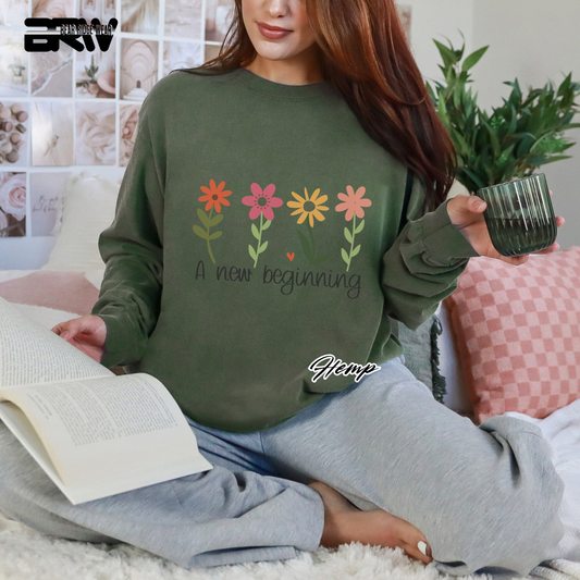 'A New Beginning' Long Sleeve Tee