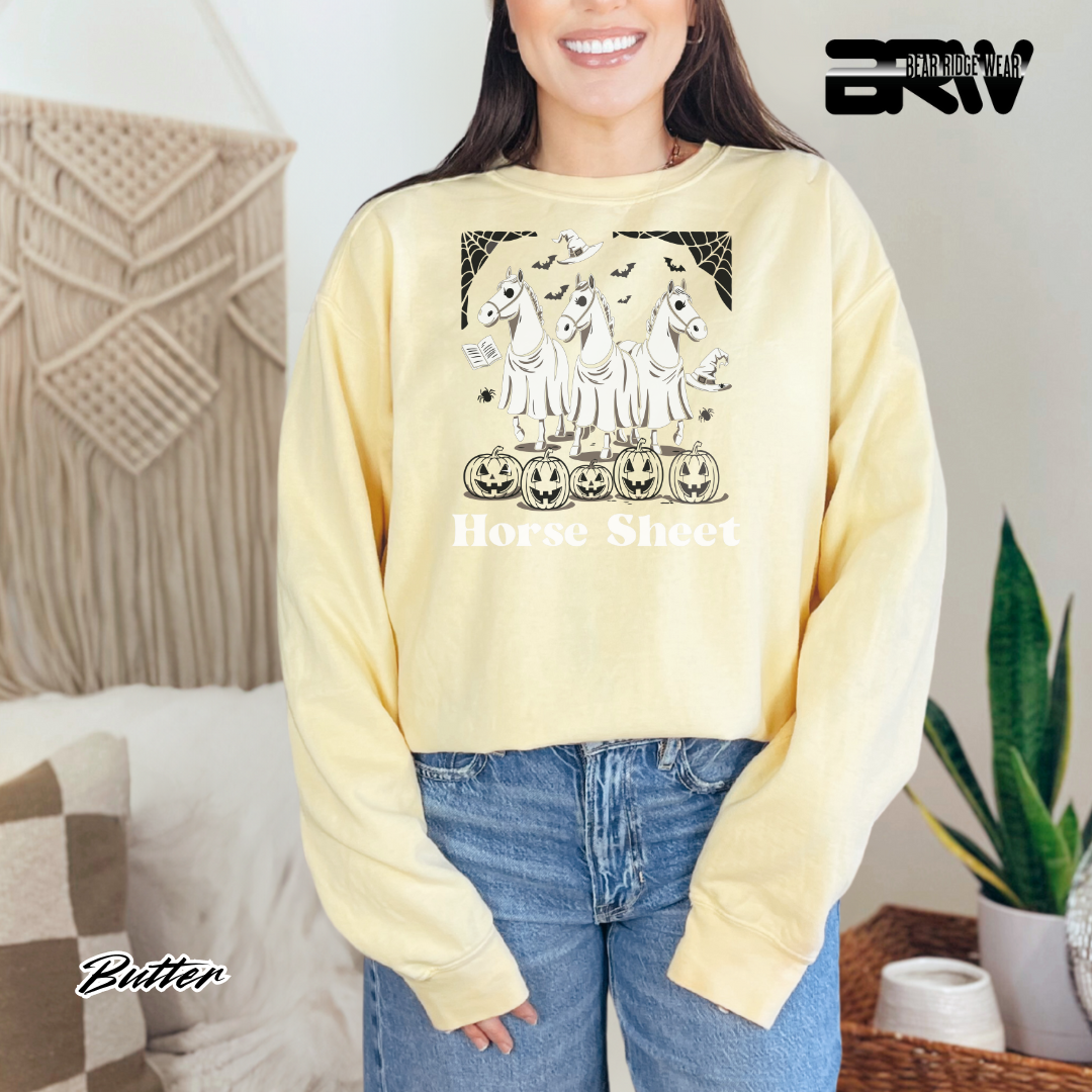 'Horse Sheet' Fall Long Sleeve Tee