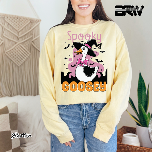 'Spooky Goosey' Fall Long Sleeve Tee