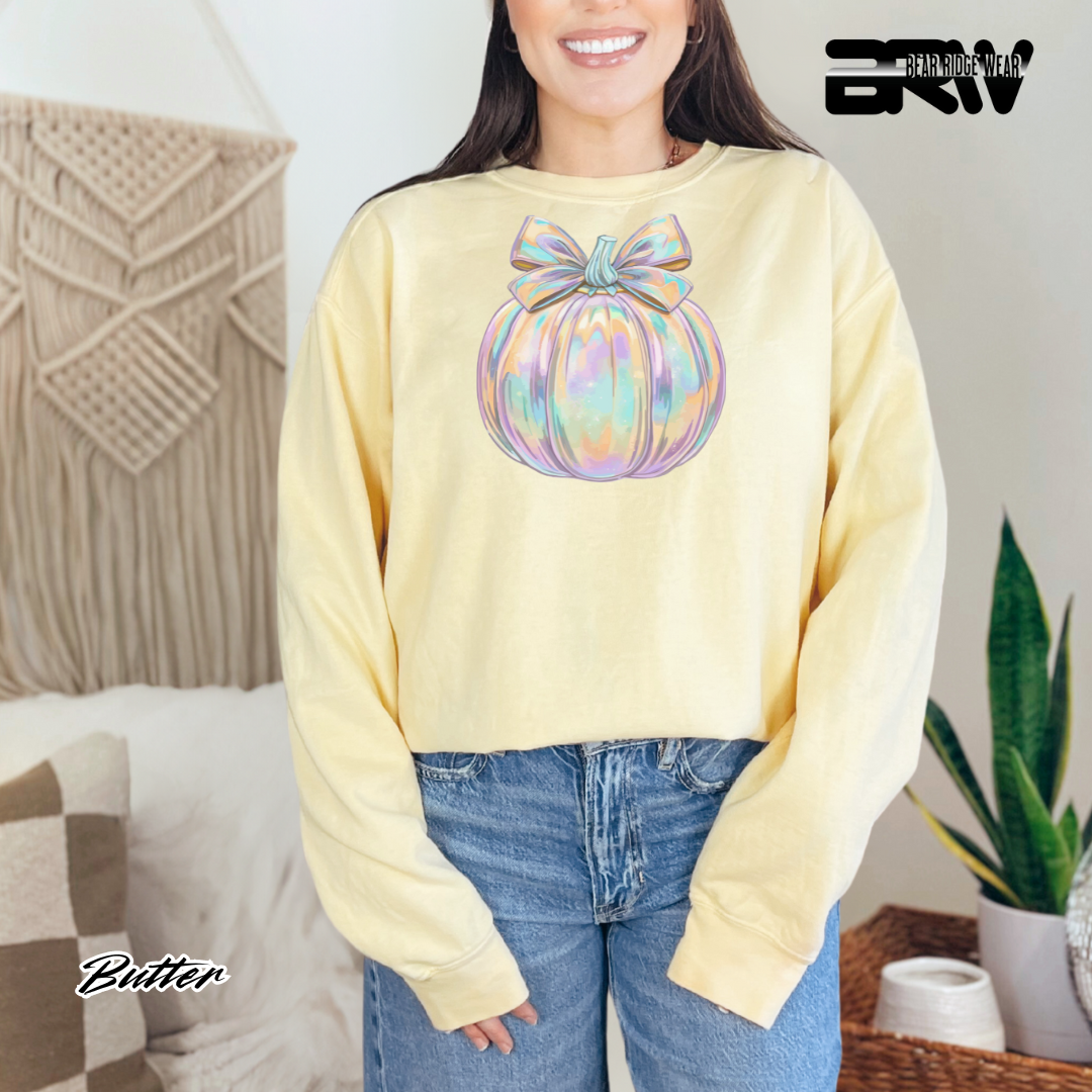 'Iridescent Pumpkin' Fall Long Sleeve Tee