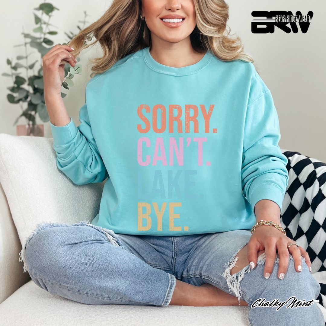 'Sorry Can't Lake Bye' Summer Long-Sleeve Tee