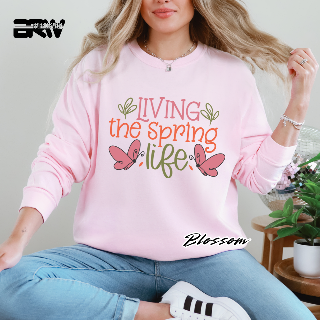 'Living the Spring Life' Long Sleeve Tee
