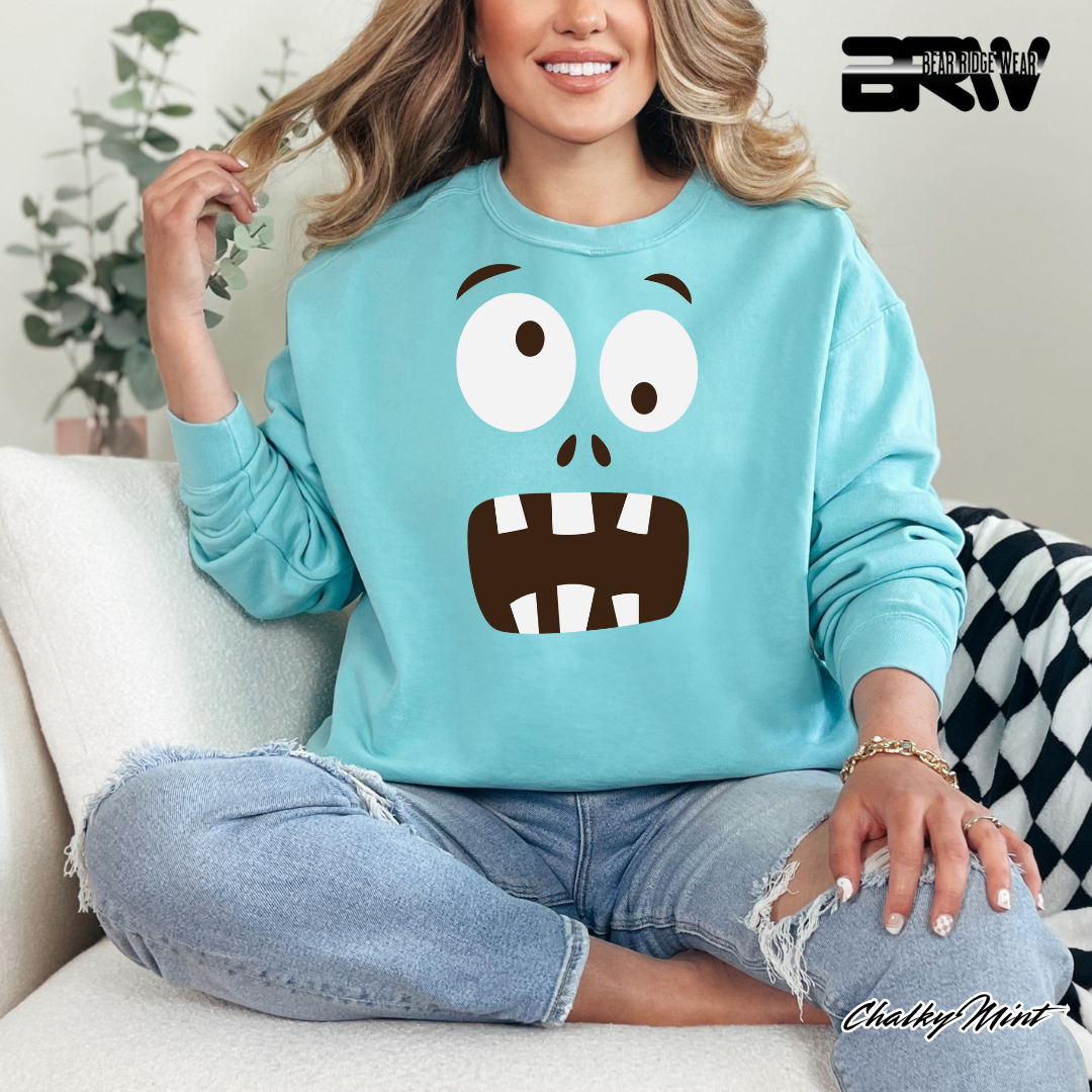 'Monster face' Fall Long Sleeve Tee