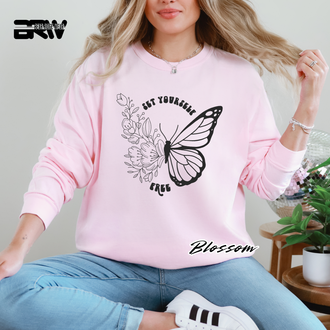 'Set Yourself Free' Long Sleeve Tee