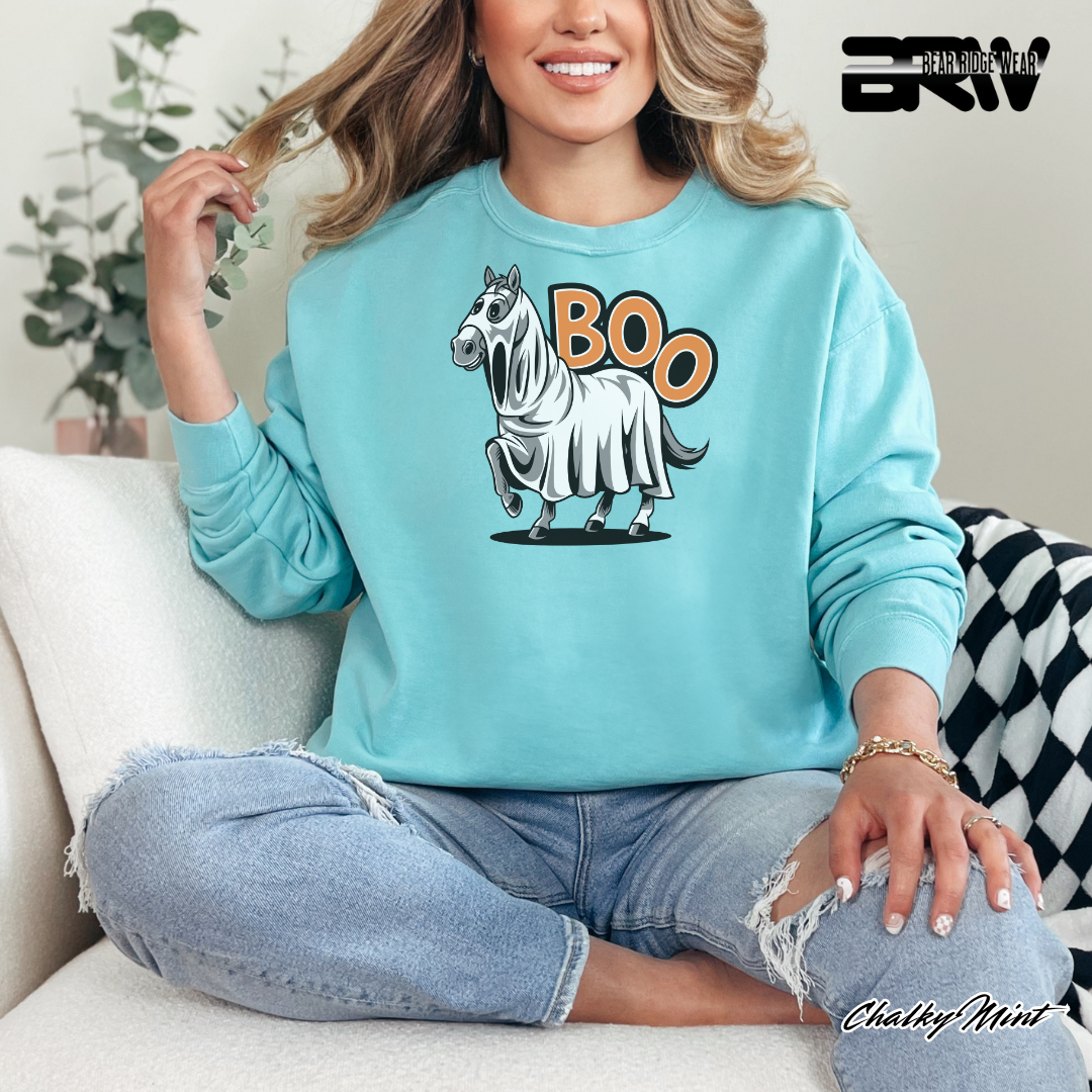 'Horse-Boo' Fall Long Sleeve Tee