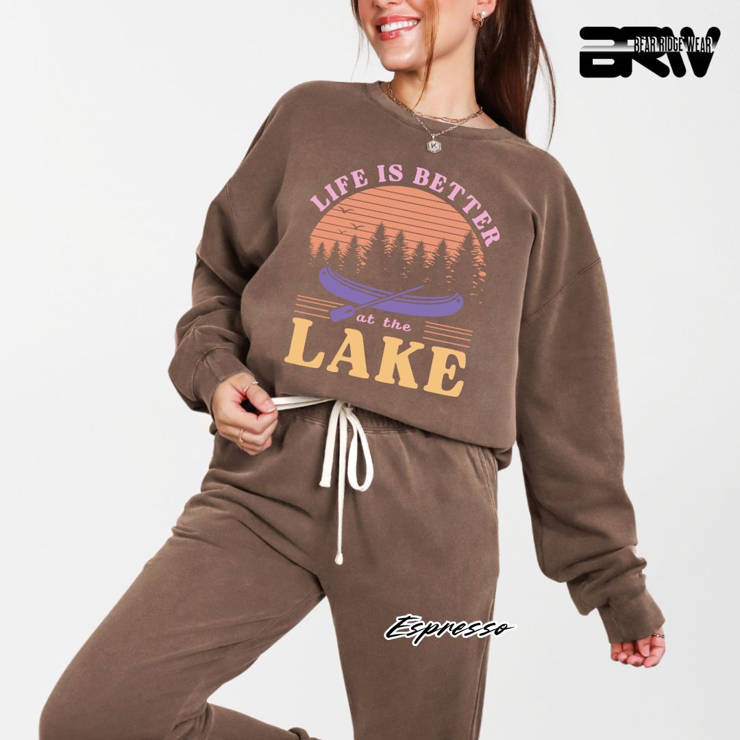 'Life Is Better At The Lake' Summer Long-Sleeve Tee