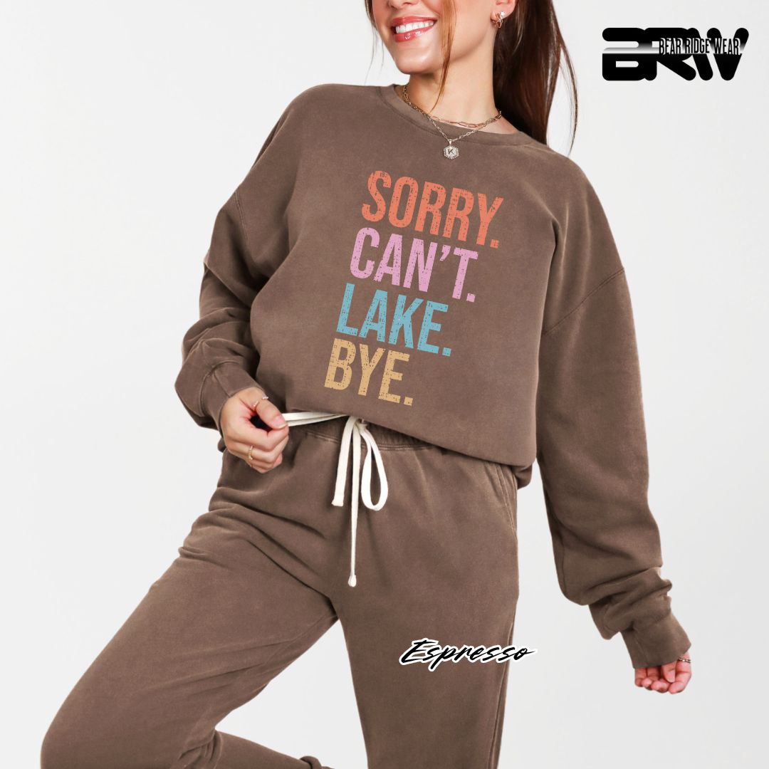 'Sorry Can't Lake Bye' Summer Long-Sleeve Tee