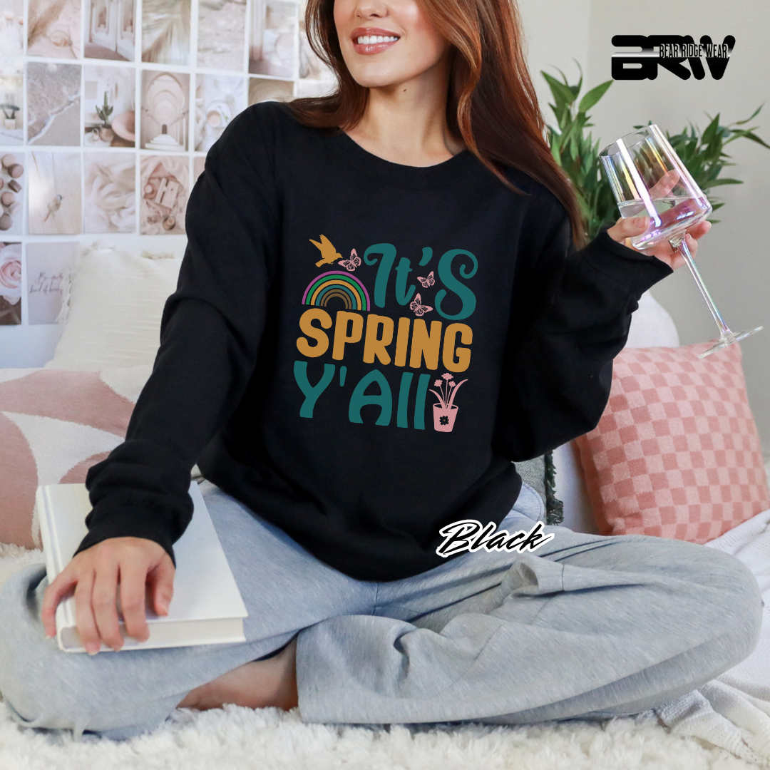 'It's Spring Y’all' Long Sleeve Tee