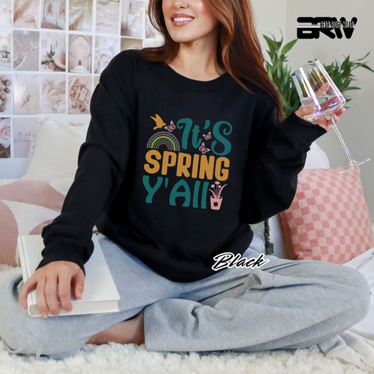 'It's Spring Y’all' Long Sleeve Tee