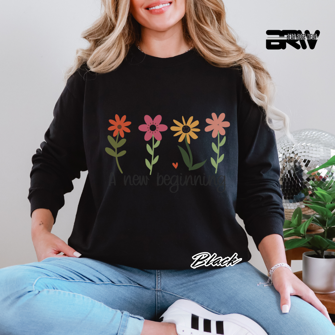 'A New Beginning' Long Sleeve Tee