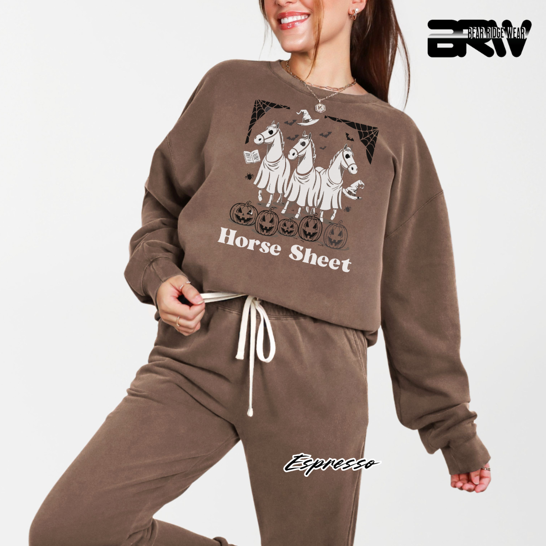 'Horse Sheet' Fall Long Sleeve Tee