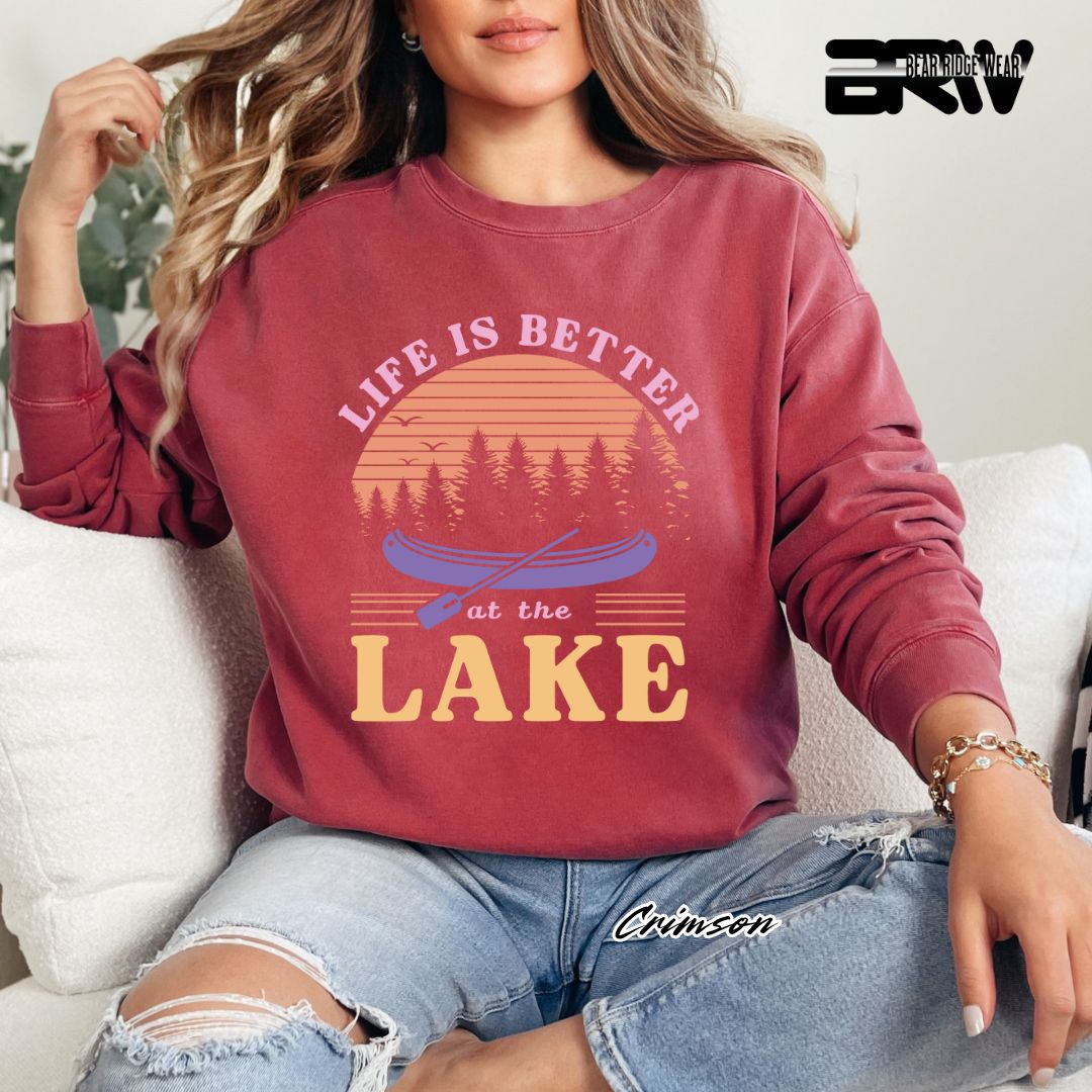 'Life Is Better At The Lake' Summer Long-Sleeve Tee