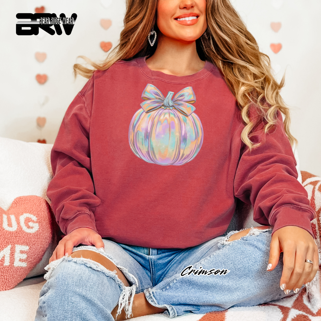 'Iridescent Pumpkin' Fall Long Sleeve Tee