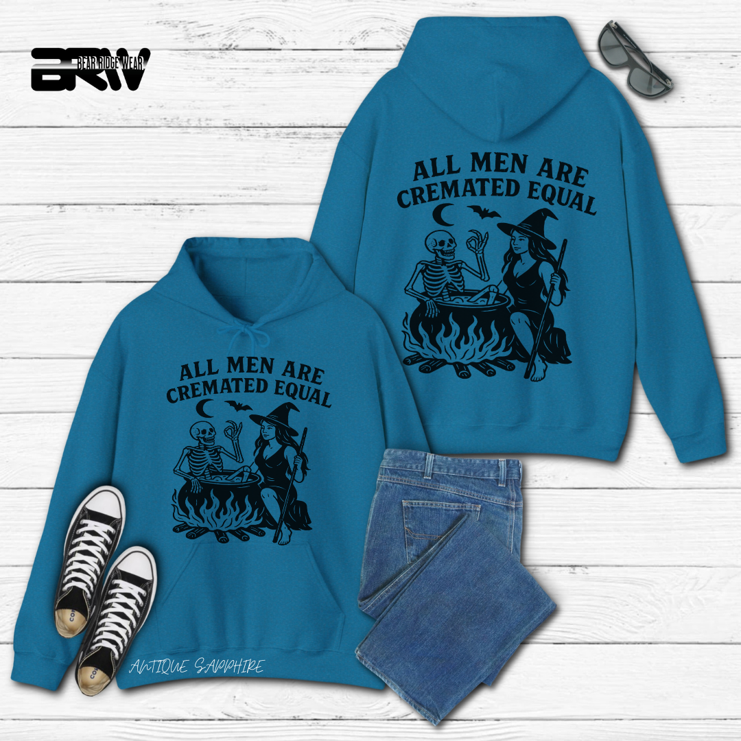 'All men are cremated equally' Fall Hoodie