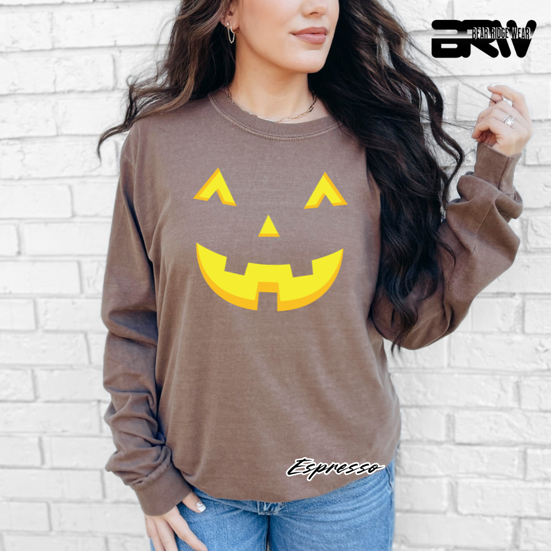 'Jack o Lantern' Fall Long Sleeve Tee