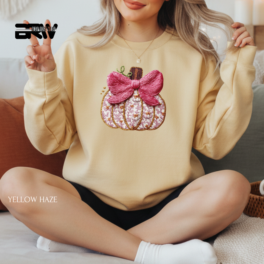 'Stitch Pumpkin' Christmas Crewneck Sweatshirt