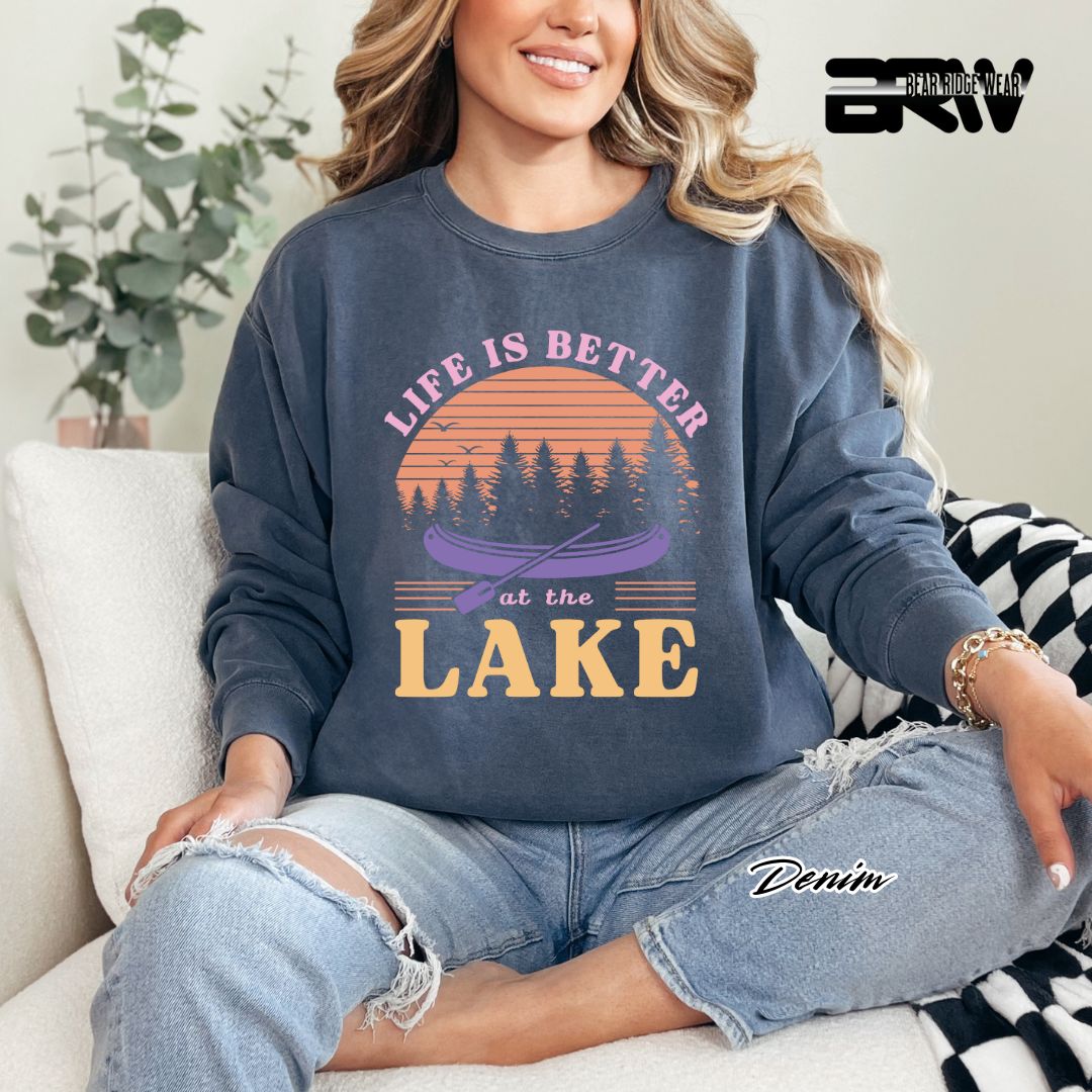 'Life Is Better At The Lake' Summer Long-Sleeve Tee