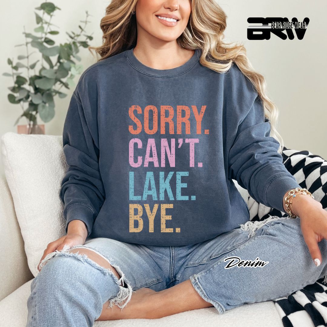 'Sorry Can't Lake Bye' Summer Long-Sleeve Tee