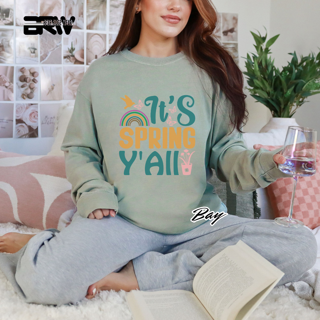 'It's Spring Y’all' Long Sleeve Tee