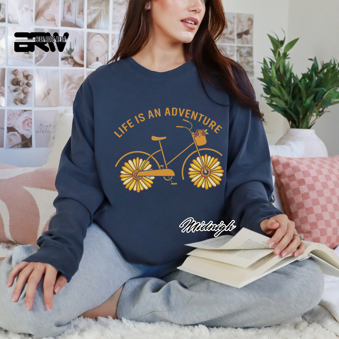 'Life is an adventure' Long Sleeve Tee
