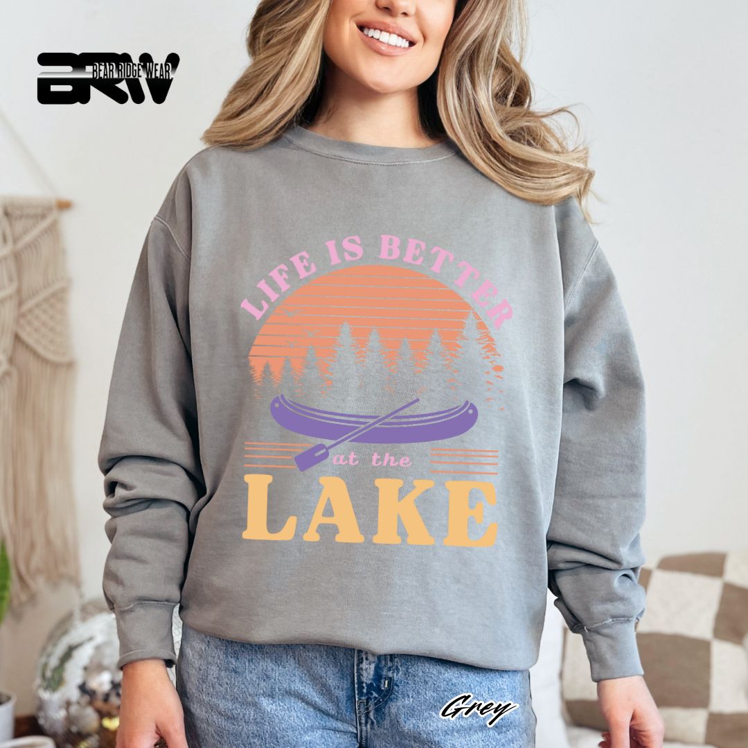 'Life Is Better At The Lake' Summer Long-Sleeve Tee
