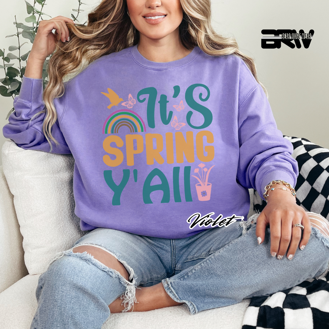 'It's Spring Y’all' Long Sleeve Tee