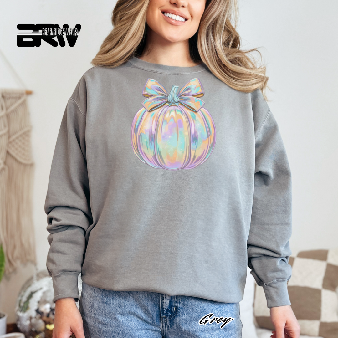 'Iridescent Pumpkin' Fall Long Sleeve Tee