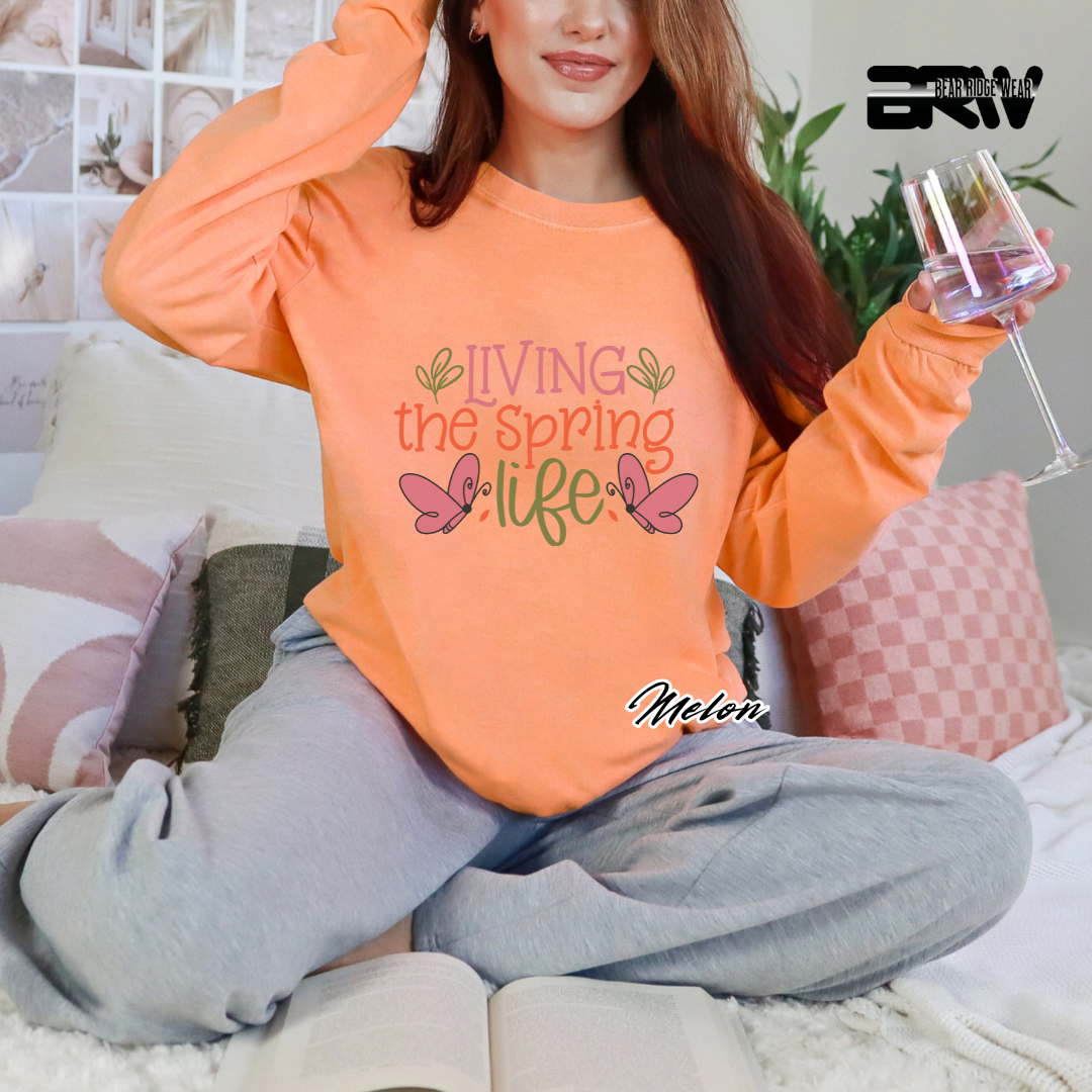 'Living the Spring Life' Long Sleeve Tee