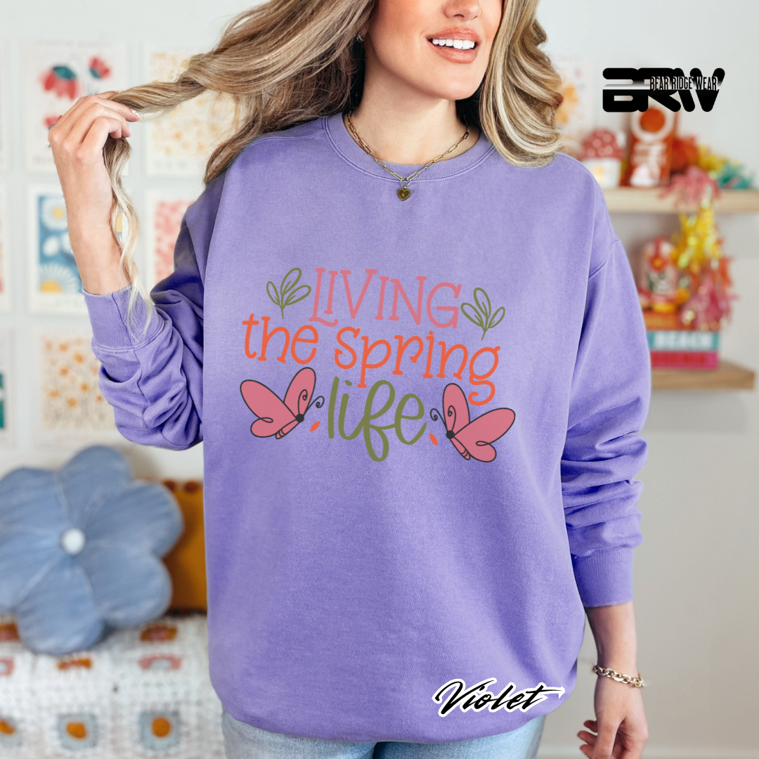 'Living the Spring Life' Long Sleeve Tee