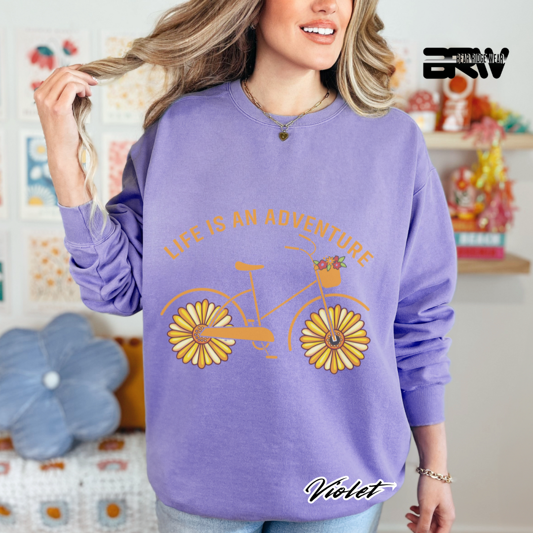 'Life is an adventure' Long Sleeve Tee