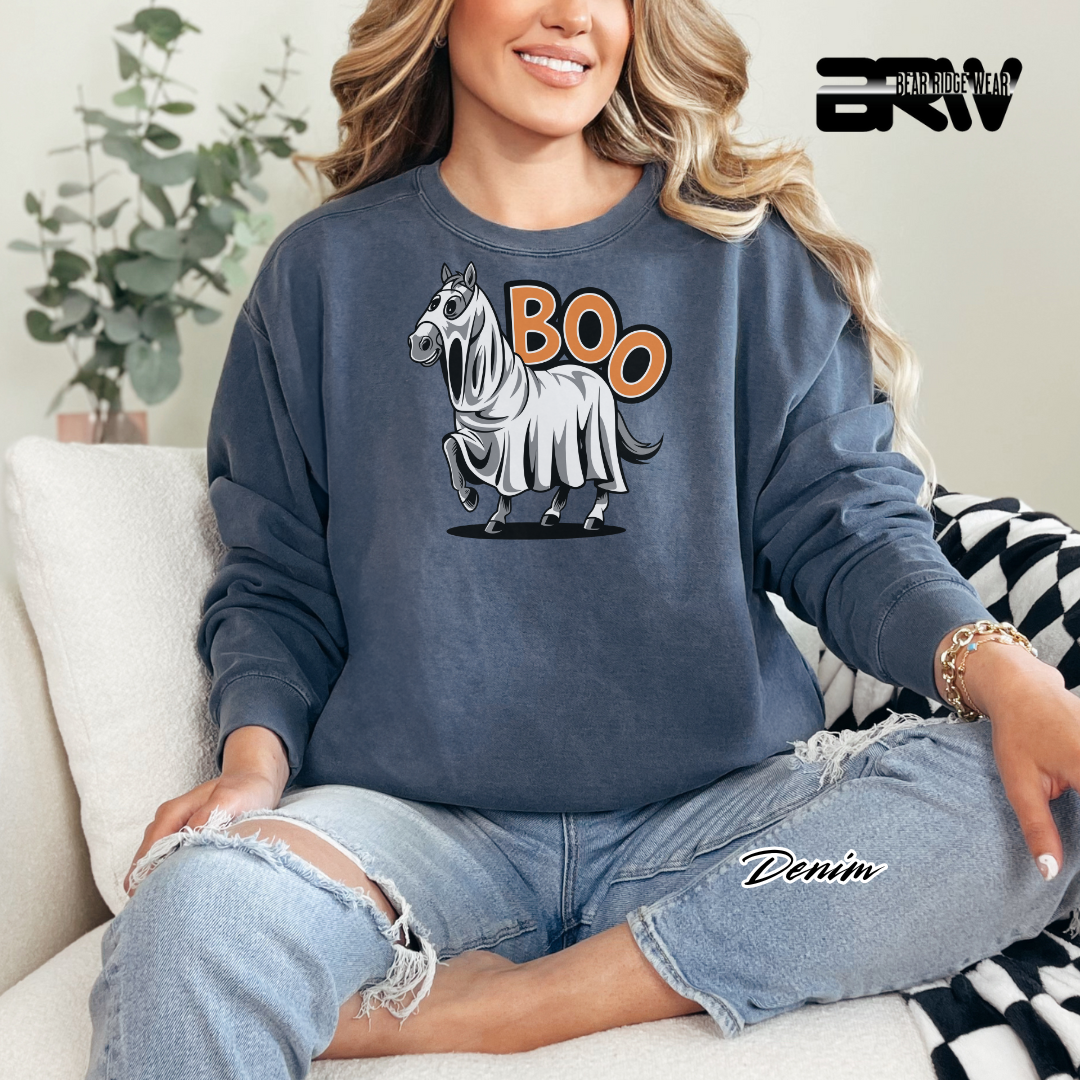 'Horse-Boo' Fall Long Sleeve Tee