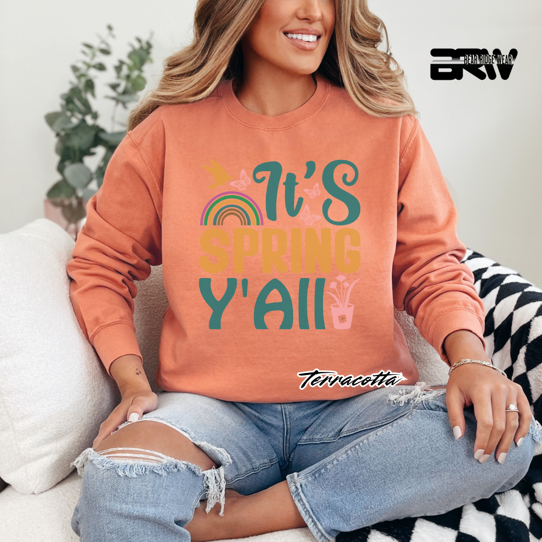 'It's Spring Y’all' Long Sleeve Tee