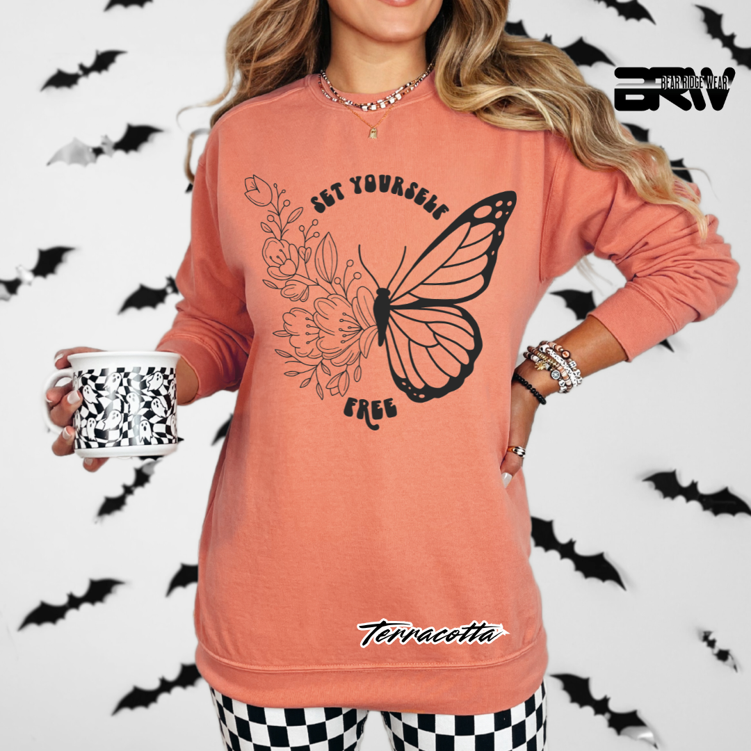 'Set Yourself Free' Long Sleeve Tee