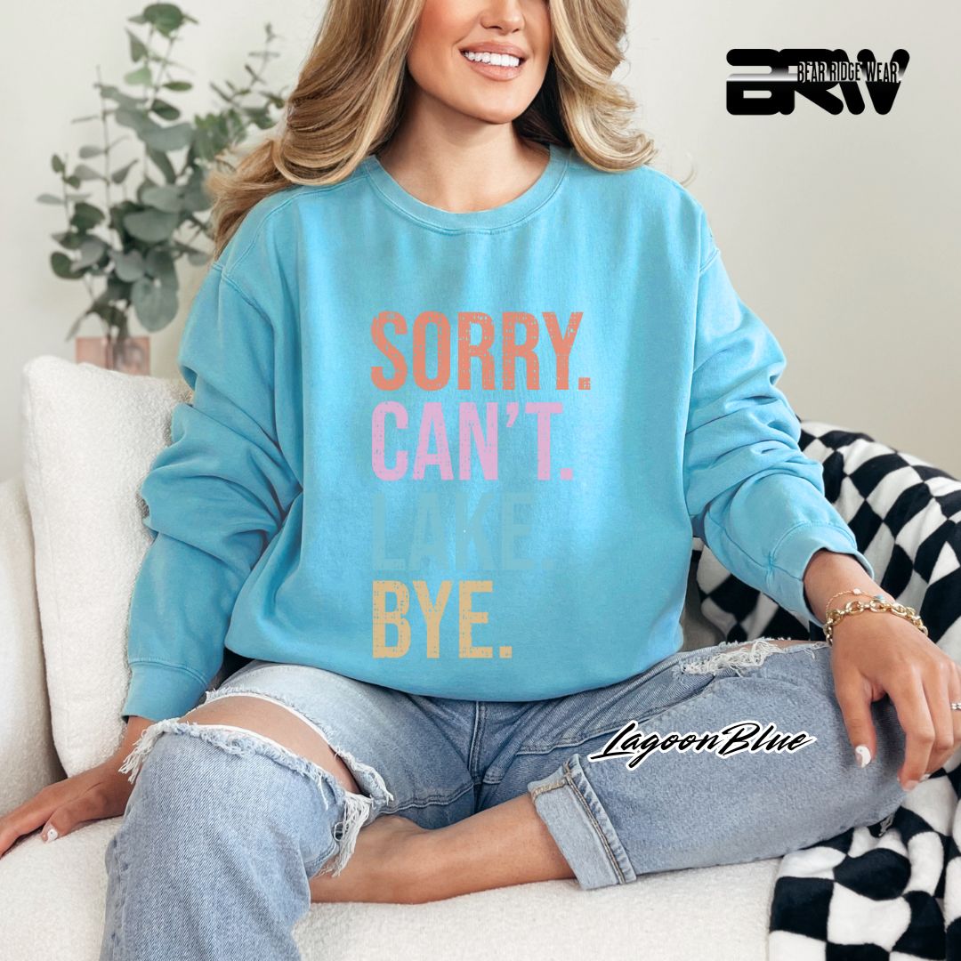 'Sorry Can't Lake Bye' Summer Long-Sleeve Tee