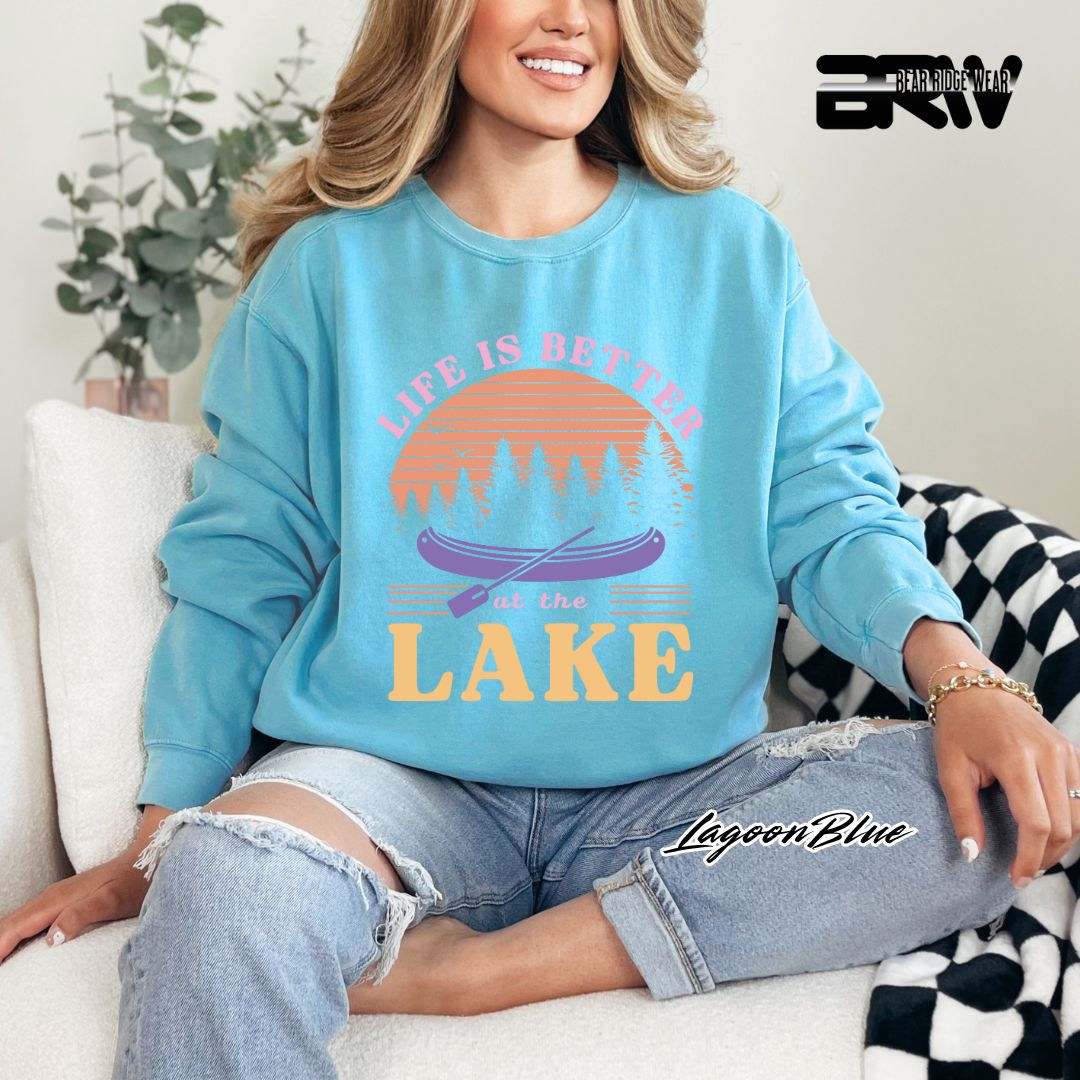 'Life Is Better At The Lake' Summer Long-Sleeve Tee