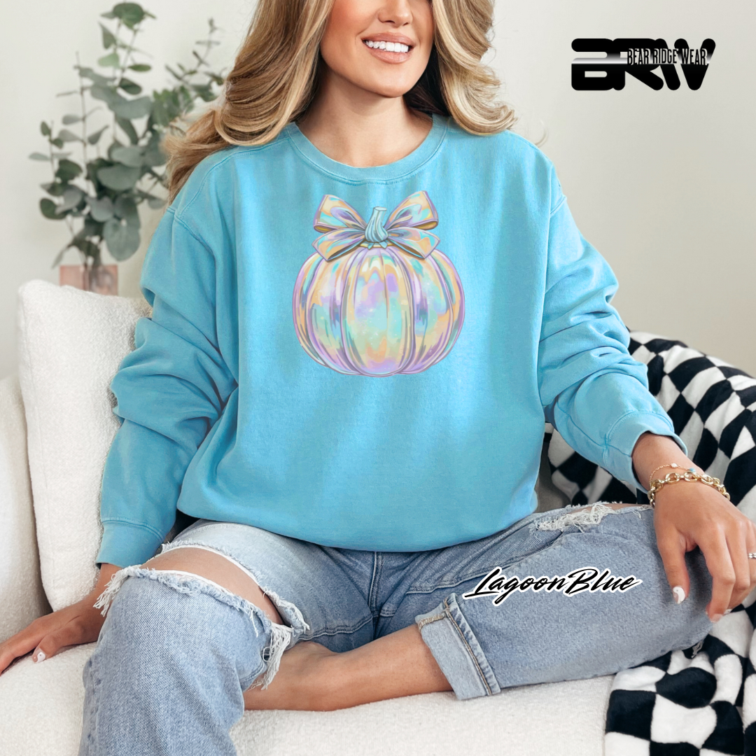 'Iridescent Pumpkin' Fall Long Sleeve Tee